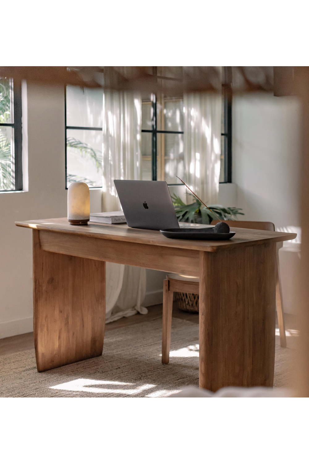 Teak 2-Drawer Writing Desk | dBodhi Nova | OROA.com