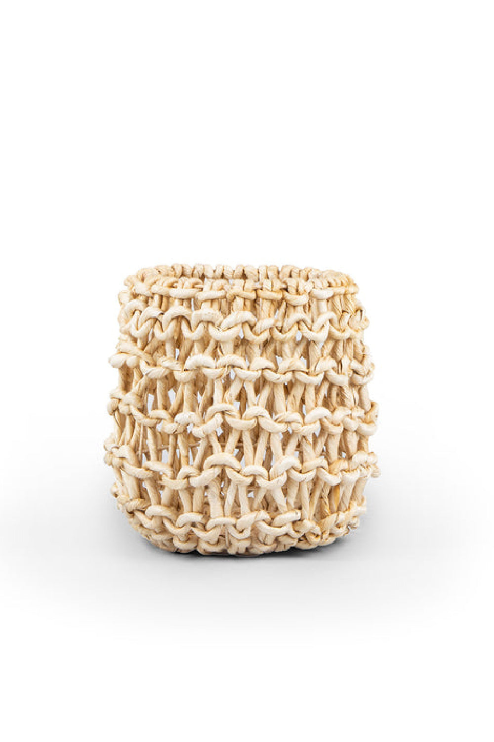 Round Interlaced Abaca Basket | dBodhi Banda | OROA.com