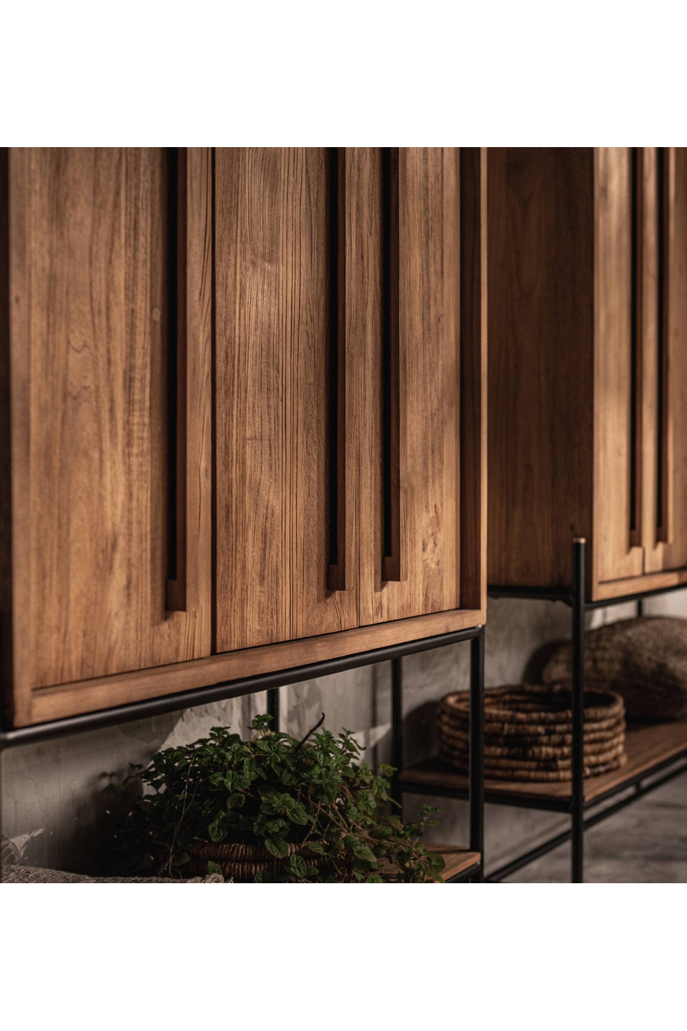 Wooden Cabinet With Lower Rack | dBodhi Outline | OROA.com