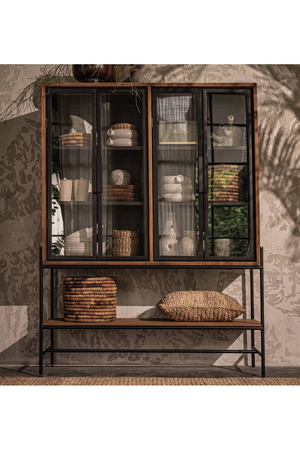 Wooden Cabinet With Glass Doors | dBodhi Outline | OROA.com