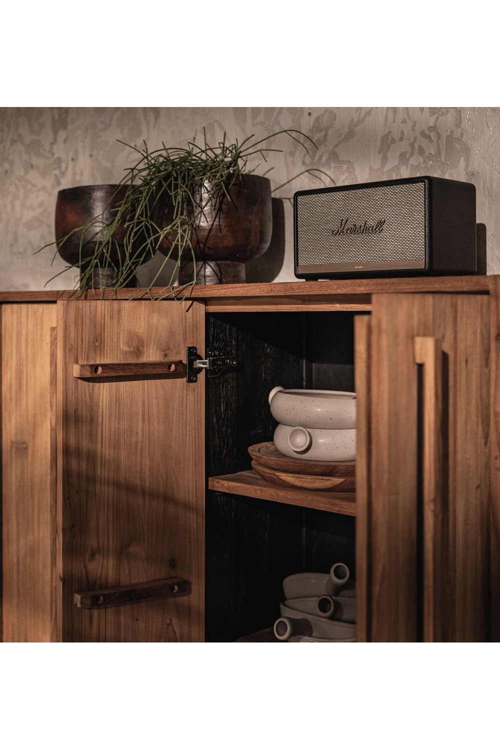 Wooden Cabinet With Lower Rack | dBodhi Outline | OROA.com