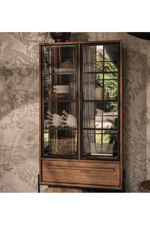 Glass Door Cabinet With Drawer | dBodhi Outline | OROA.com