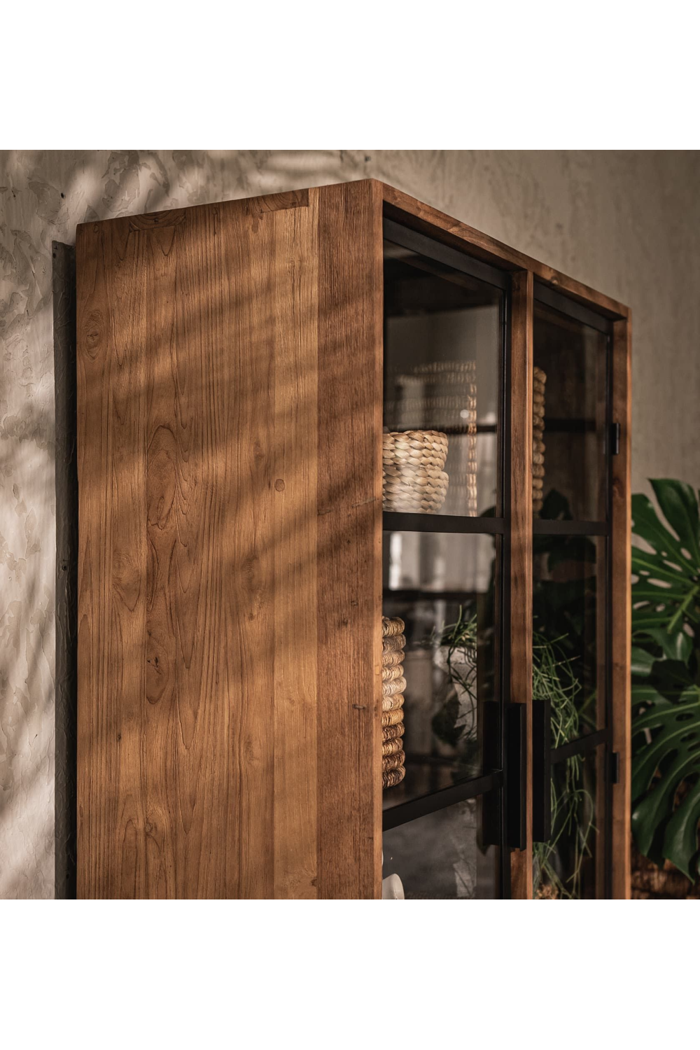 Wooden Cabinet With Glass Doors | dBodhi Outline | OROA.com