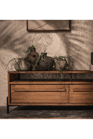 Farmhouse Style Sideboard With Open Rack | dBodhi Outline | OROA.com