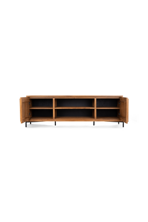 Wooden Sideboard With Open Shelves | dBodhi Outline | OROA.com