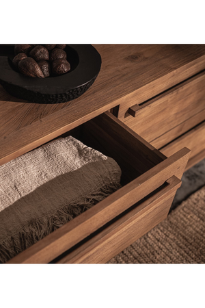 Natural Teak 4-Drawer Dresser | dBodhi Outline | OROA