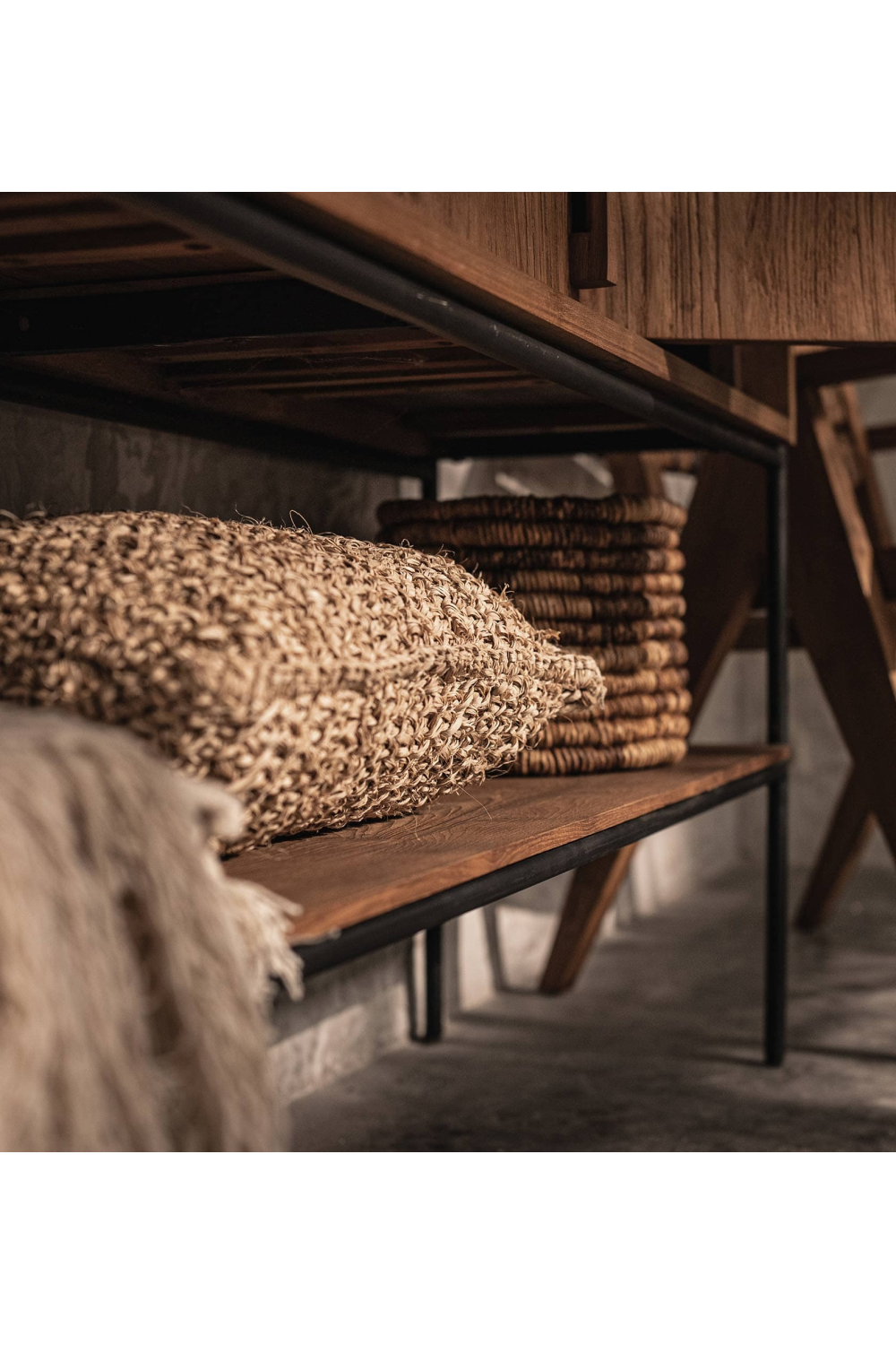 Farmhouse Style Dresser With Undershelf | dBodhi Outline | OROA.com