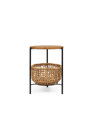 Abaca Basket  Round Side Table | dBodhi Outline | OROA.com