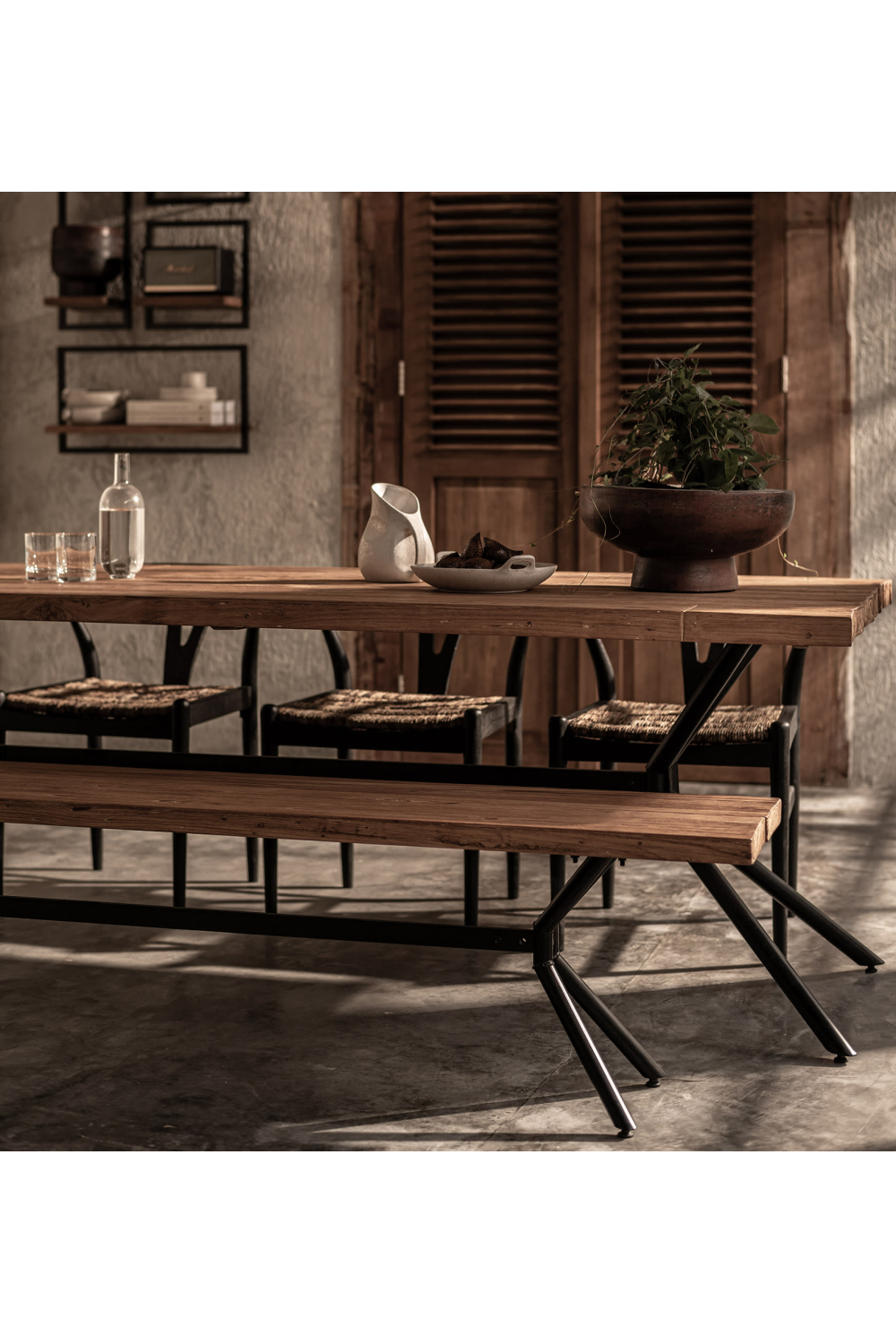 Rustic Wooden Bench | dBodhi Oxo | OROA