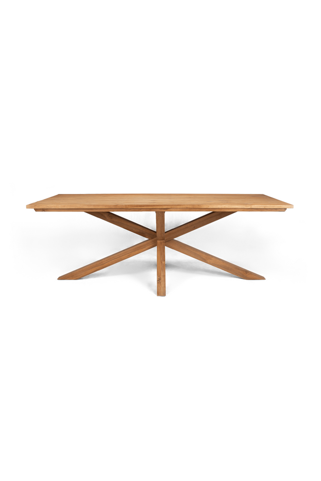 Natural Wooden Matrix Leg Dining Table | dBodhi Xono | OROA.com
