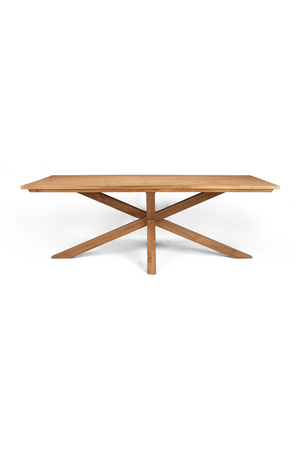 Natural Wooden Matrix Leg Dining Table | dBodhi Xono | OROA.com