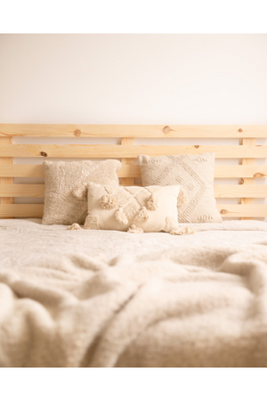 Slatted Wood Headboard | Decowood Bruma | Oroa.com