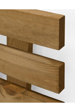 Slatted Wood Headboard | Decowood Bruma | Oroa.com