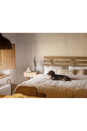 Slatted Wood Headboard | Decowood Bruma | Oroa.com