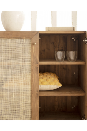 Rattan 2-Door Sideboard | Decowood Frida | Oroa.com