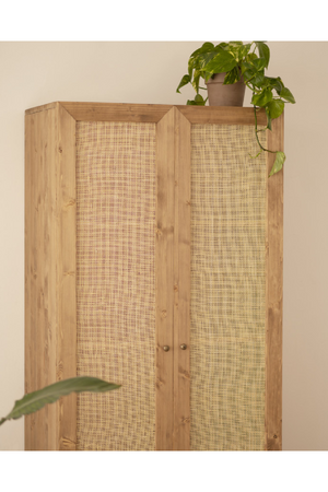 Rattan 2-Door Cabinet | Decowood Frida | Oroa.com