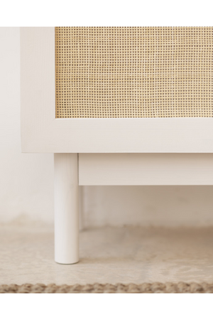 Rattan 2-Door Cabinet | Decowood Frida | Oroa.com