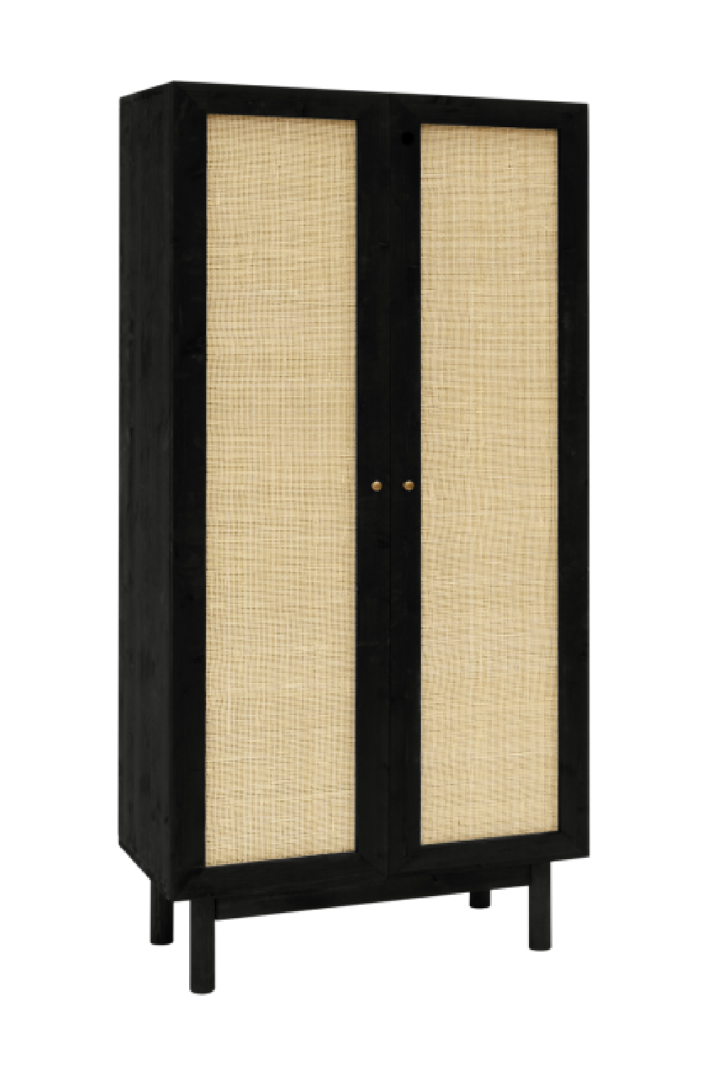 Rattan 2-Door Cabinet | Decowood Frida | Oroa.com