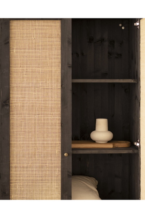 Rattan 2-Door Cabinet | Decowood Frida | Oroa.com