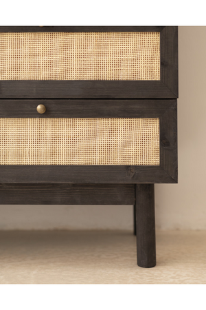 Rattan Weave 6-Drawer Chest | Decowood Frida | Oroa.com