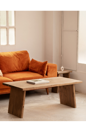 Pine Wood Coffee Table | Decowood Frida II | Oroa.com
