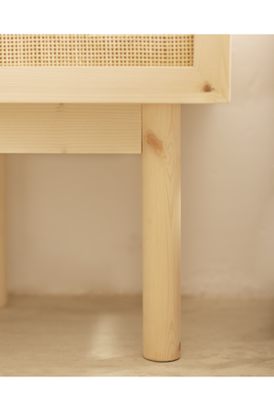 Rattan Drawer Bedside Table | Decowood Frida | Oroa.com