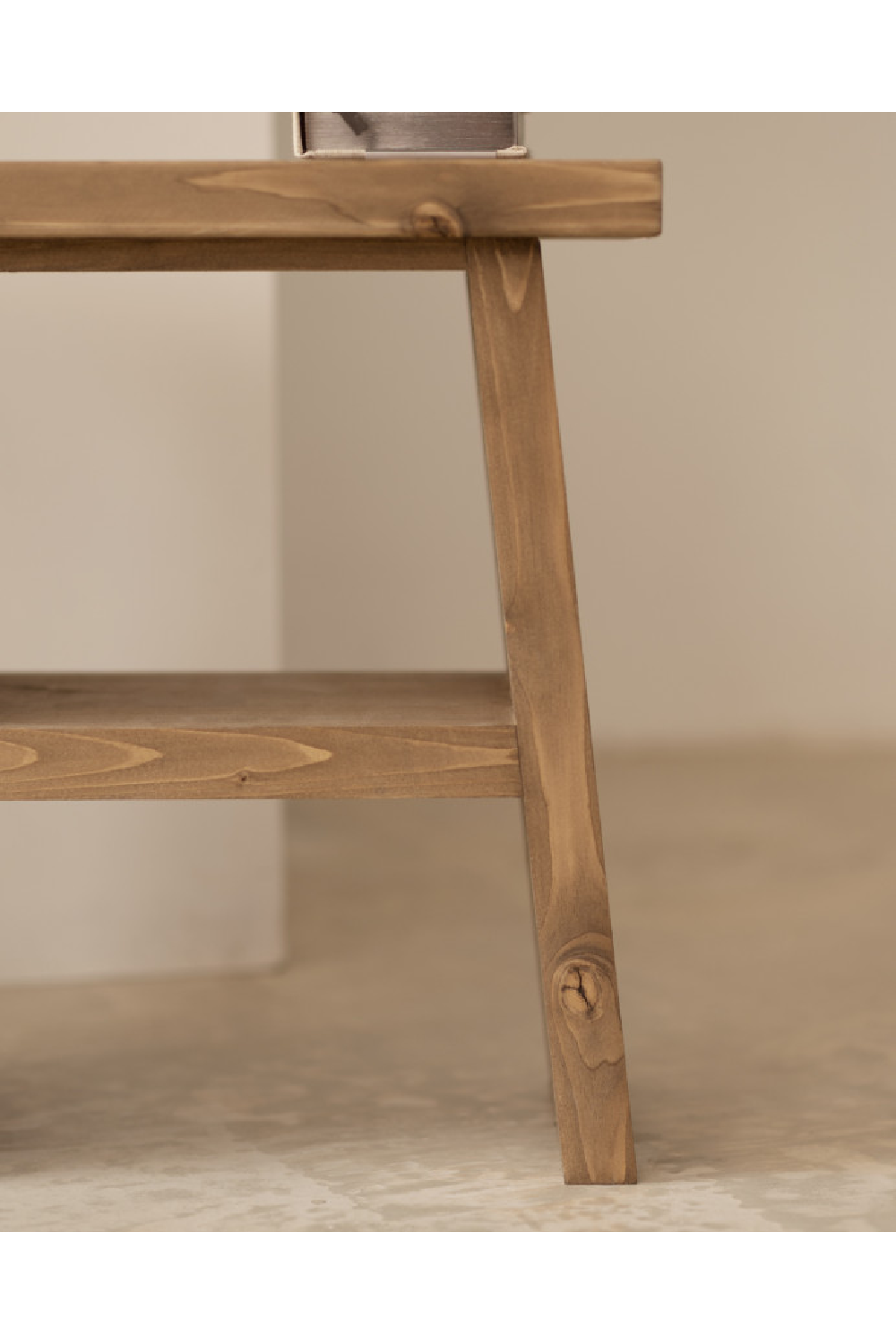 A-Shaped Wooden Side Table | Decowood Frida | Oroa.com