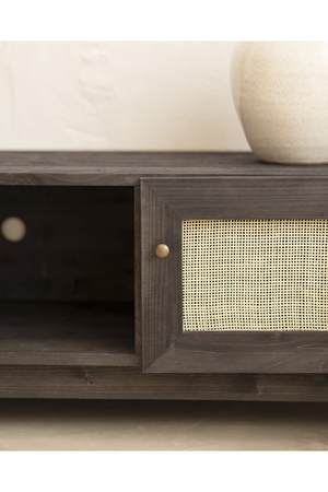 Rattan 2-Door Media Unit | Decowood Frida | Oroa.com