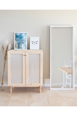 Fabric 2-Door Sideboard | Decowood Linen | Oroa.com