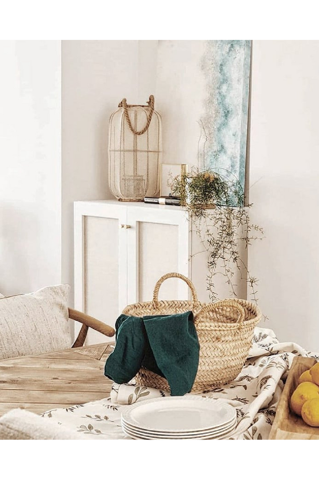 Fabric 2-Door Sideboard | Decowood Linen | Oroa.com