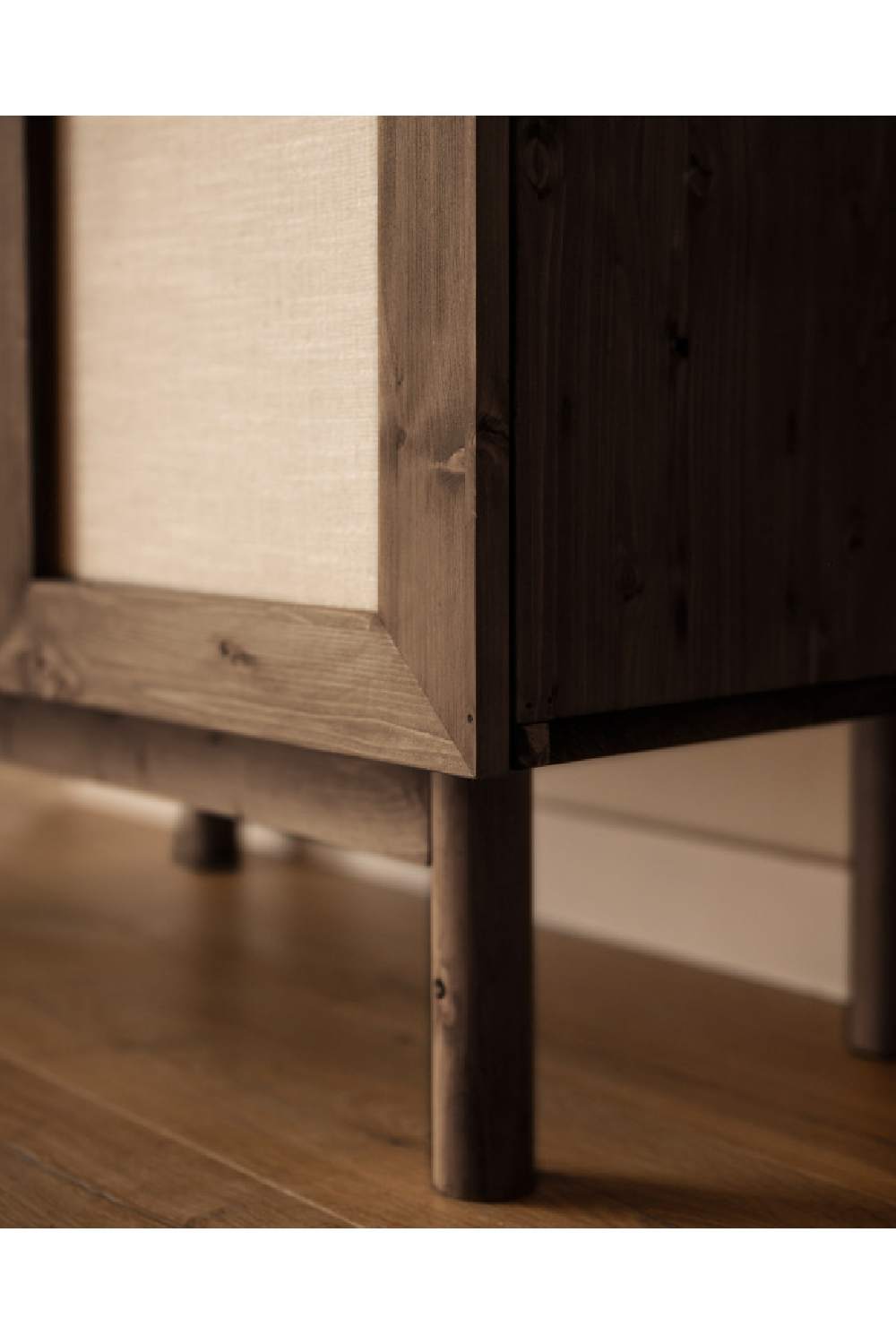 Fabric 2-Door Sideboard | Decowood Linen | Oroa.com