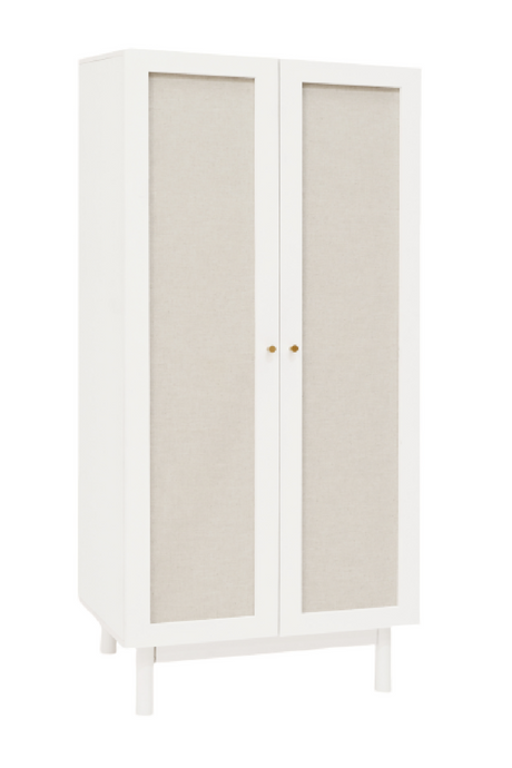 Fabric 2-Door Cabinet | Decowood Linen | Oroa.com