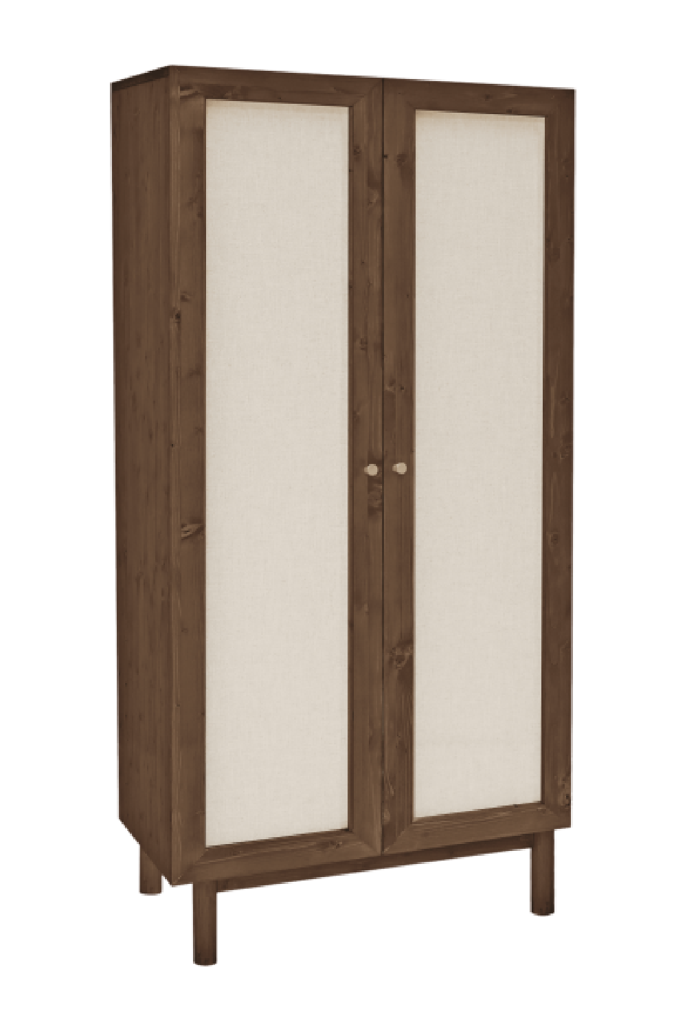 Fabric 2-Door Cabinet | Decowood Linen | Oroa.com