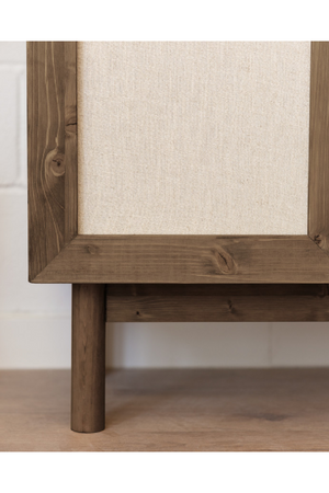 Fabric 2-Door Cabinet | Decowood Linen | Oroa.com