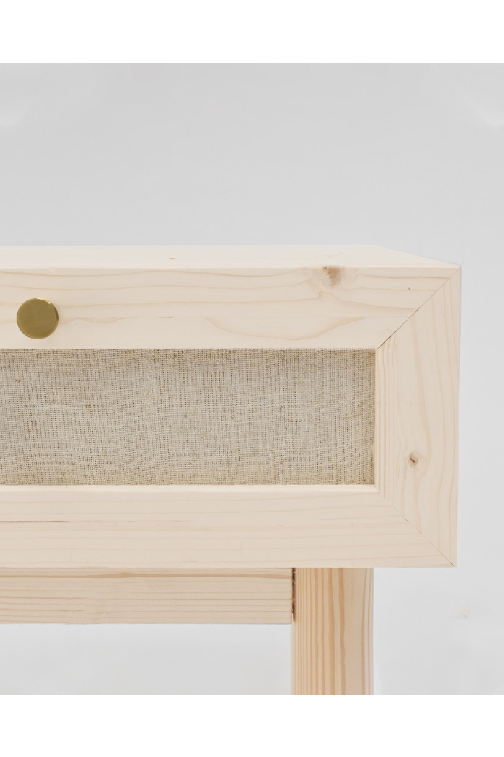 Fabric 1-Drawer Bedside Tables (2) | Decowood Linen | Oroa.com