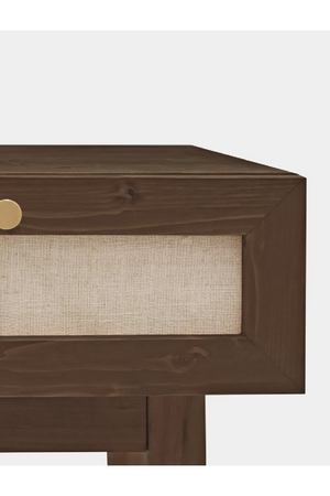 Fabric 1-Drawer Bedside Tables (2) | Decowood Linen | Oroa.com