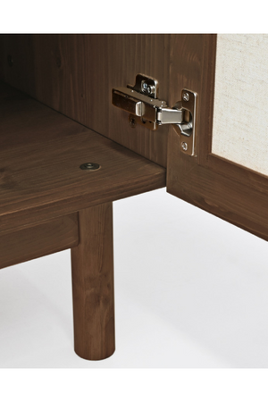 Fabric 2-Door TV Stand | Decowood Linen | Oroa.com