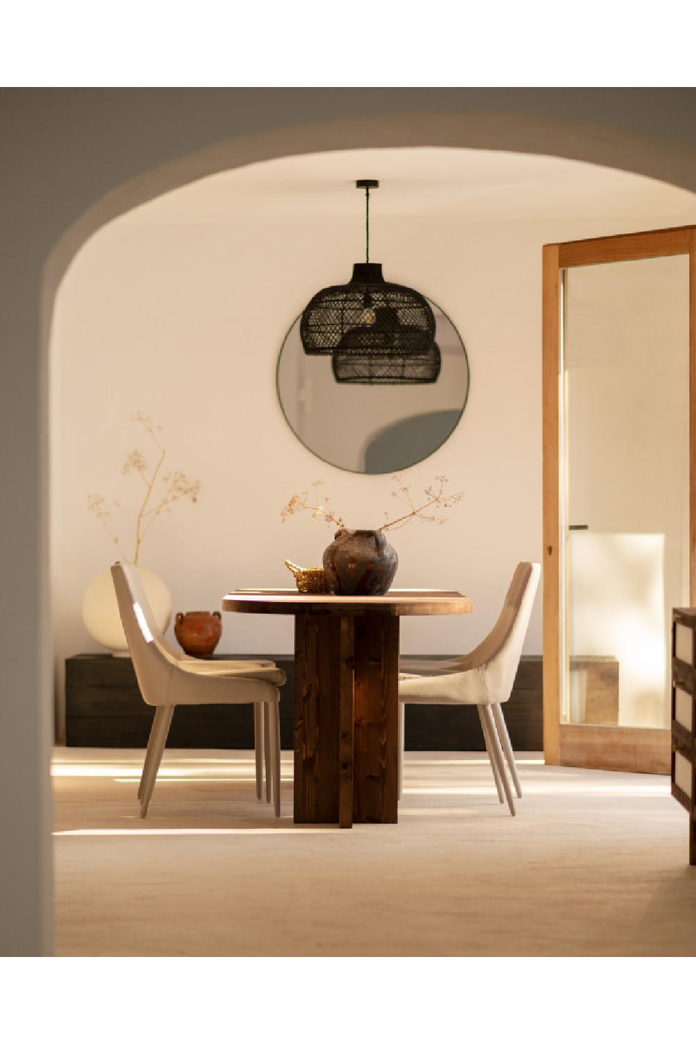 Oval Solid Wood Dining Table | Decowood Tokyo | Oroa.com