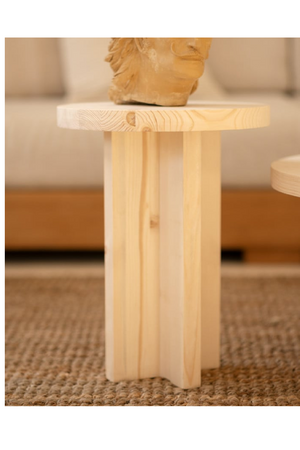 Round Solid Wood Stool | Decowood Tokyo | Oroa.com