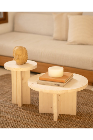 Round Solid Wood Stool | Decowood Tokyo | Oroa.com