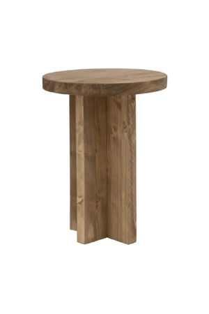 Round Solid Wood Stool | Decowood Tokyo | Oroa.com