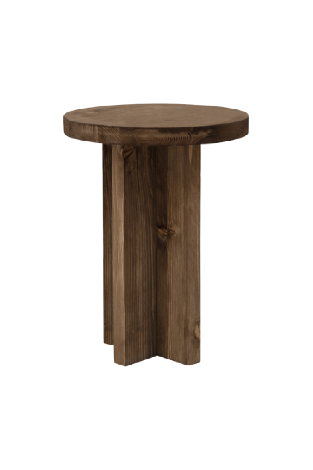 Round Solid Wood Stool | Decowood Tokyo | Oroa.com