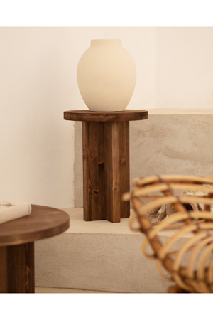 Round Solid Wood Stool | Decowood Tokyo | Oroa.com