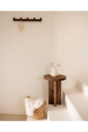 Round Solid Wood Stool | Decowood Tokyo | Oroa.com