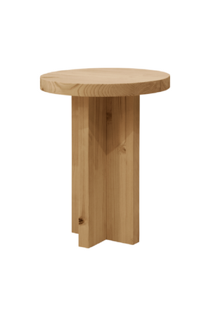 Round Solid Wood Stool | Decowood Tokyo | Oroa.com