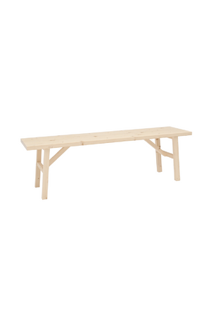 Scandinavian Wooden Bench | Decowood Siep | OROA.com