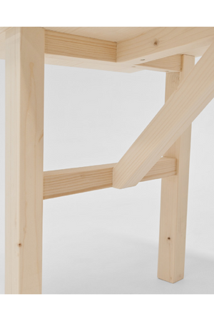 Scandinavian Wooden Bench | Decowood Siep | OROA.com