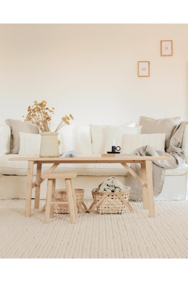 Scandinavian Wooden Coffee Table | Decowood Siep | OROA.com