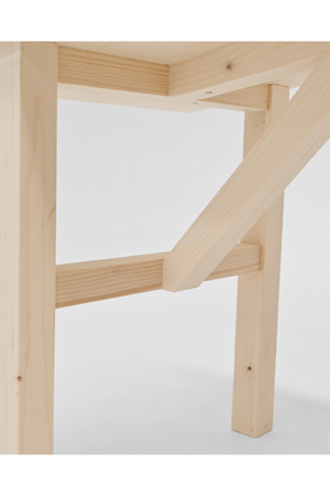 Scandinavian Wooden Coffee Table | Decowood Siep | OROA.com