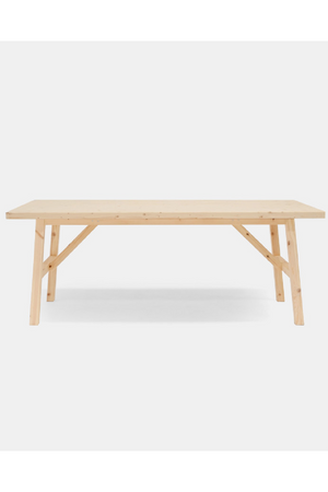Scandinavian Wooden Dining Table | Decowood Siep | OROA.com